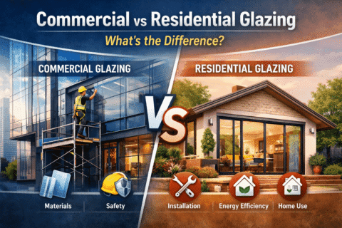 Commercial vs Residential Glazing What’s the Difference