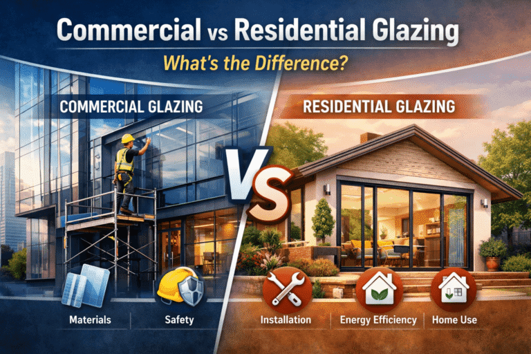Commercial vs Residential Glazing What’s the Difference